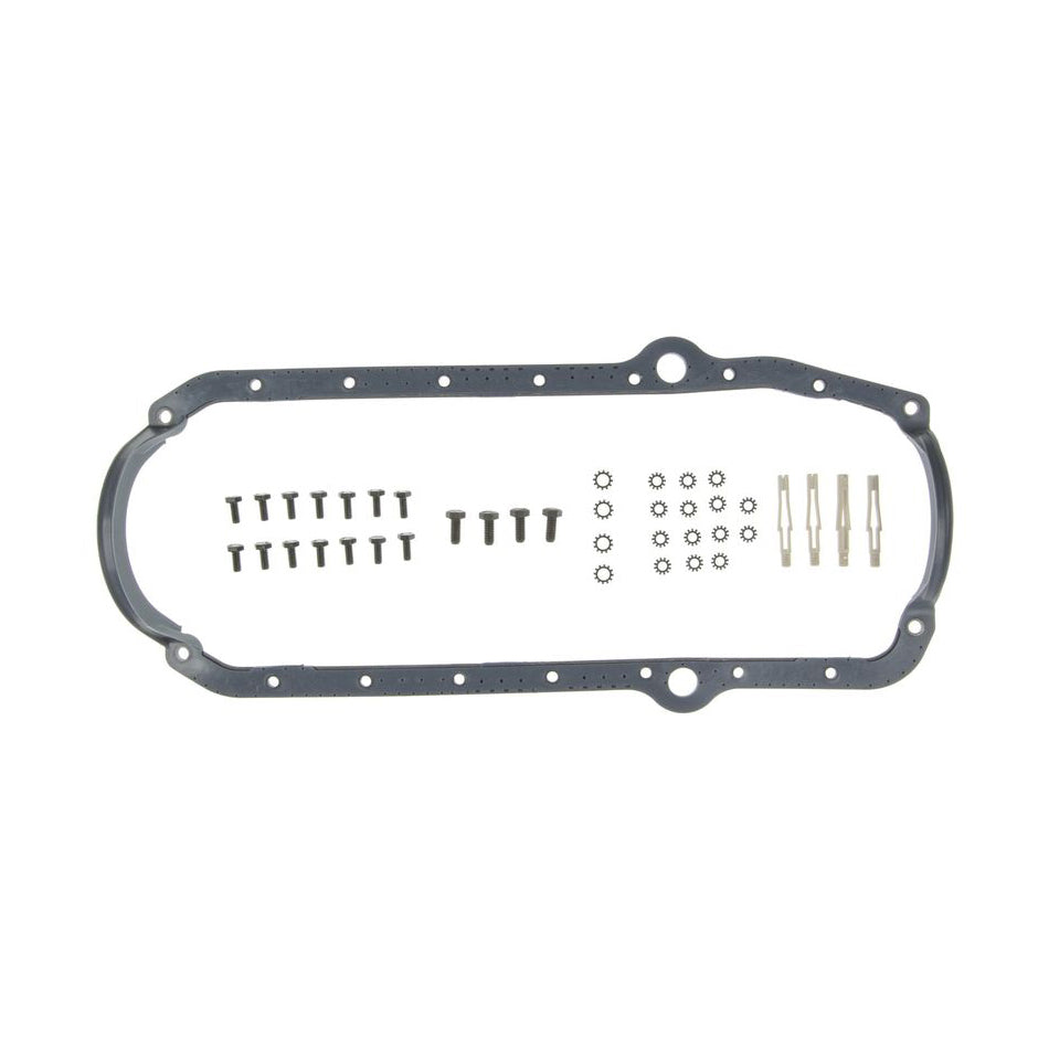 MAHLE ORIGINAL/CLEVITE OS32457 Oil Pan Gasket Set - SBC 75-79 w/Thick Frt Seal