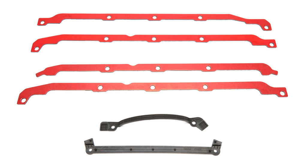MAHLE ORIGINAL/CLEVITE OS32512 Oil Pan Gasket Set - BBC Gen-4 Notched Side Rail
