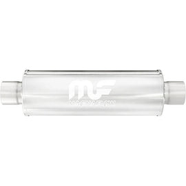 MAGNAFLOW PERF EXHAUST 10415 MagnaFlow Performance 10415 Stainless Steel Bullet Muffler with Center Inlet and Outlet