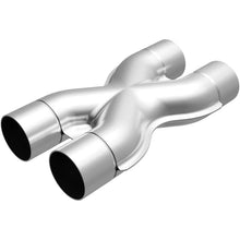 Load image into Gallery viewer, MAGNAFLOW PERF EXHAUST 10790 MagnaFlow Performance 10790 Tru-X Stainless Steel Universal Exhaust X-Pipe, 2.25-Inch