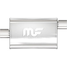 Load image into Gallery viewer, MAGNAFLOW PERF EXHAUST 11224 MagnaFlow Performance Exhaust 11224 Stainless Muffler, 2-Inch Center Inlet and Offset Outlet