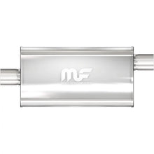 Load image into Gallery viewer, MAGNAFLOW PERF EXHAUST 12589 Stainless Muffler 3in Center In / Offset Out