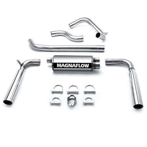 MAGNAFLOW PERF EXHAUST 15620 MagnaFlow Street Series Cat-Back Exhaust Kit 15620 for 1993-1997 GM F-Body Camaro and Firebird 5.7L
