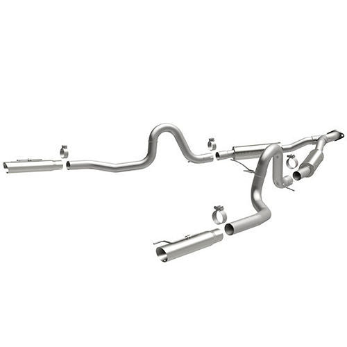 MAGNAFLOW PERF EXHAUST 15717 MagnaFlow Performance Exhaust 15717 Cat-Back Exhaust System for 1999-2004 Ford Mustang 3.8L/3.9L