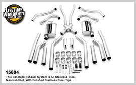 MAGNAFLOW PERF EXHAUST 15894 68-72 GM A Body 2.5in Dual Exhaust System