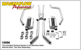 MAGNAFLOW PERF EXHAUST 15896 67-69 GM F Body 2.5in Dual Exhaust System