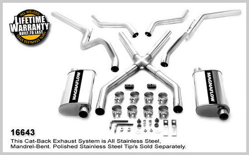 MAGNAFLOW PERF EXHAUST 16643 67-72 GM C10 P/U Cross