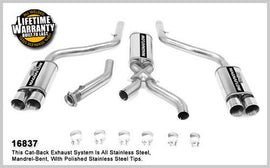 MAGNAFLOW PERF EXHAUST 16837 MagnaFlow Performance Exhaust 16837 Cat-Back Exhaust for 1992-1996 Chevrolet Corvette 5.7L