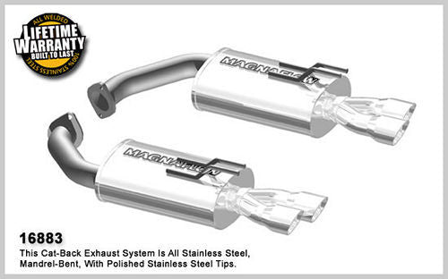 MAGNAFLOW PERF EXHAUST 16883 Axle Back Only System 08-09 G8 GT 2.5in Dual 3