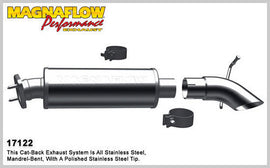 MAGNAFLOW PERF EXHAUST 17122 MagnaFlow Performance 17122 Cat-Back Exhaust for 2000-2006 Jeep Wrangler L4/L6