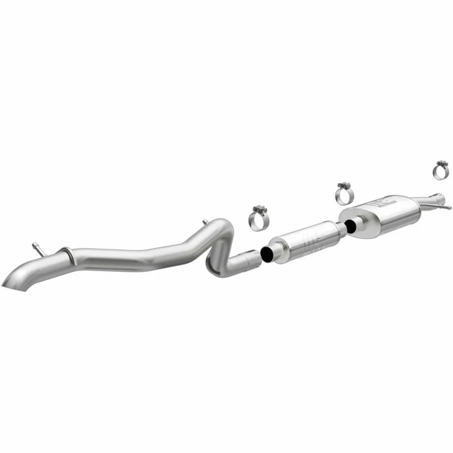 MAGNAFLOW PERF EXHAUST 19539 MagnaFlow 19539 Overland Series Cat-Back Exhaust for 2012-2018 Jeep Wrangler JK 3.6L V6