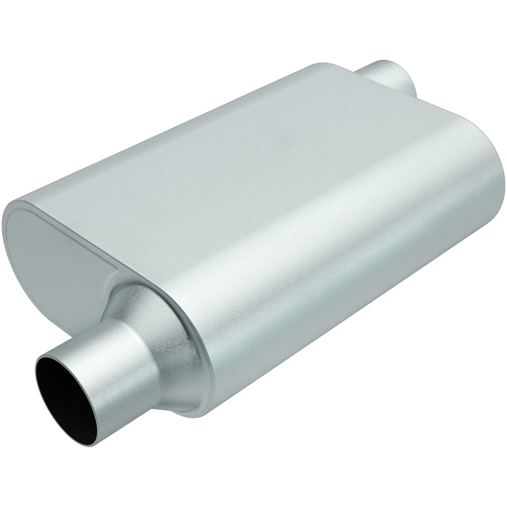 MAGNAFLOW PERF EXHAUST R22543 Rumble Aluminizd Muffler 2.5in Offset In/Out