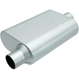 MAGNAFLOW PERF EXHAUST R23041 Rumble Aluminizd Muffler 3in Offset In/Center Out