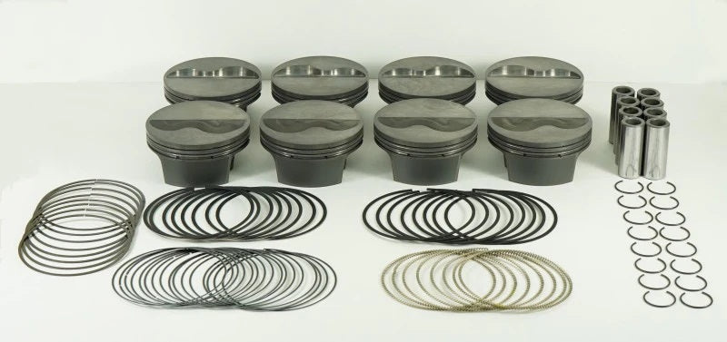 MAHLE PISTONS 197753355 SBC Powerpak FT Piston Set 4.155 Bore -9cc