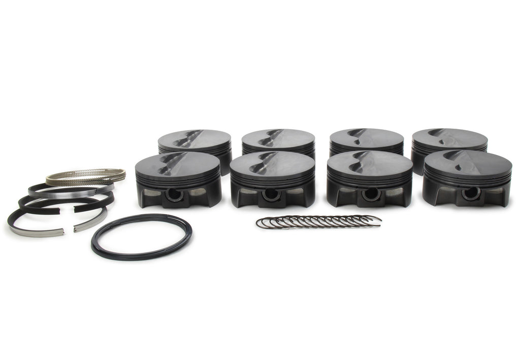 MAHLE PISTONS 197779155 MAHLE PISTONS SBC FT PowerPak Piston Set with 4.155-inch Bore for Small Block Chevy