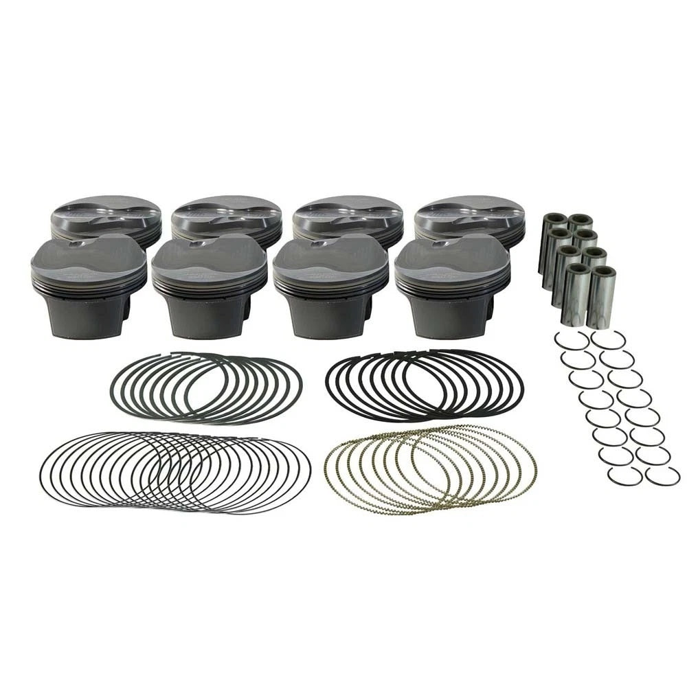 MAHLE PISTONS 197830035 MAHLE Pistons SBC PowerPak Forged Dome Piston Set with 4.135-inch Bore and 6.00 cc Dish