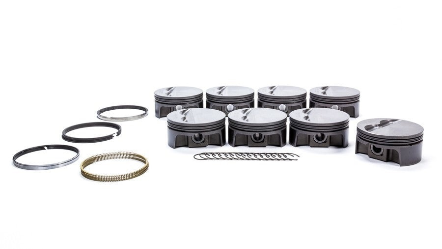 MAHLE PISTONS 930203830 MAHLE PISTONS SBC FT PowerPak Piston Set with 4.030 Inch Bore and Flat Top Design