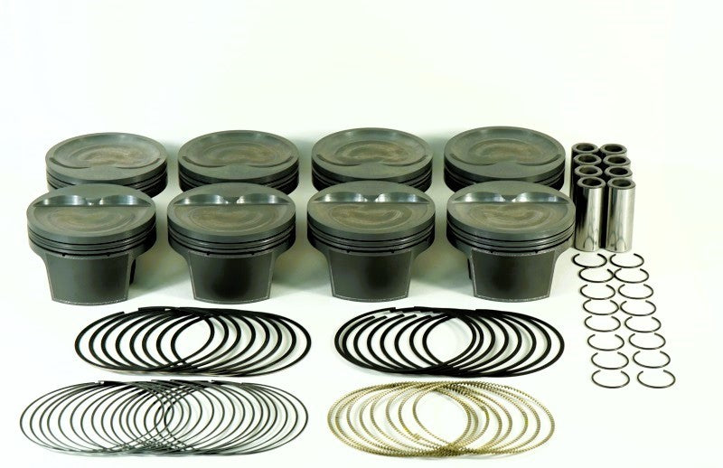 MAHLE PISTONS 930210860 SBC PowerPak Dished Piston Set  4.060