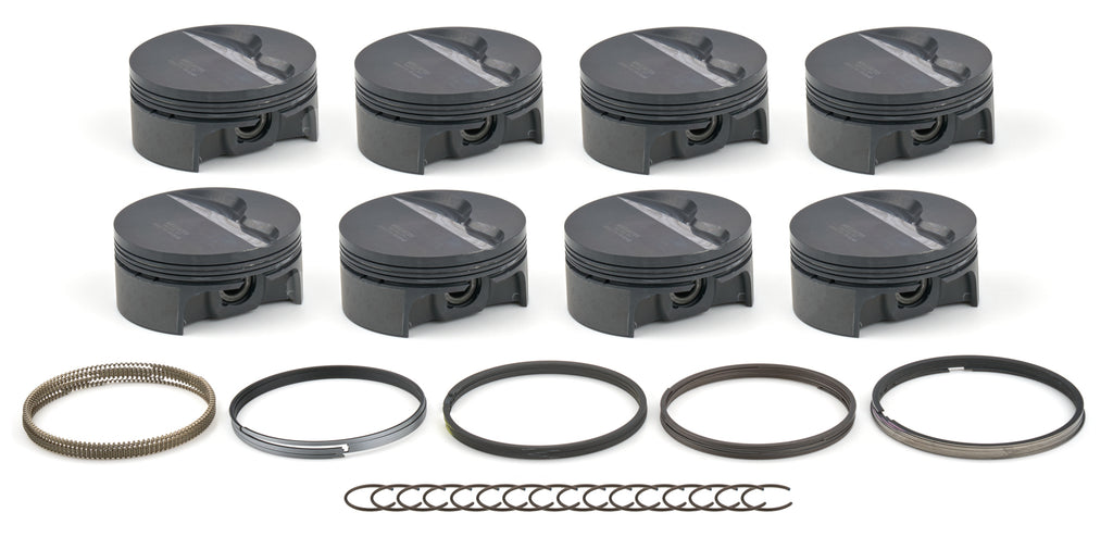 MAHLE PISTONS 930226725 MAHLE Pistons LS FT PowerPak Forged Piston Set with 4.125-Inch Bore and Flat Top Design