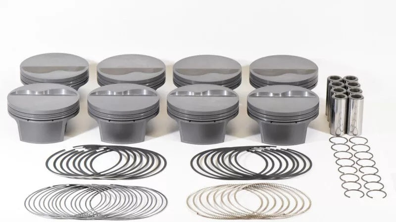 MAHLE PISTONS 930244455 SBF PowerPak FT Piston Set  4.155 Bore  -6.5cc