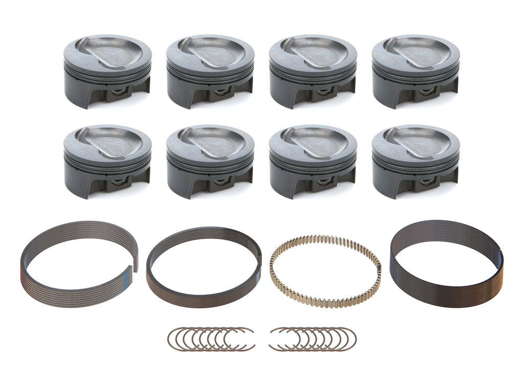 MAHLE PISTONS 930248525 SBF Dish Powerpak Piston Set 4.125 Bore  -26cc
