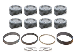 MAHLE PISTONS 930248525 SBF Dish Powerpak Piston Set 4.125 Bore  -26cc