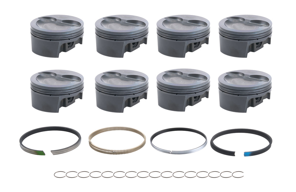 MAHLE PISTONS 930248555 MAHLE PISTONS SBF PowerPak Piston Set with Inv. Dome for Big Block Ford, 4.155 Inch Bore