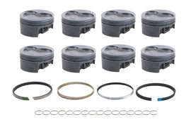 MAHLE PISTONS 930248555 MAHLE PISTONS SBF PowerPak Piston Set with Inv. Dome for Big Block Ford, 4.155 Inch Bore