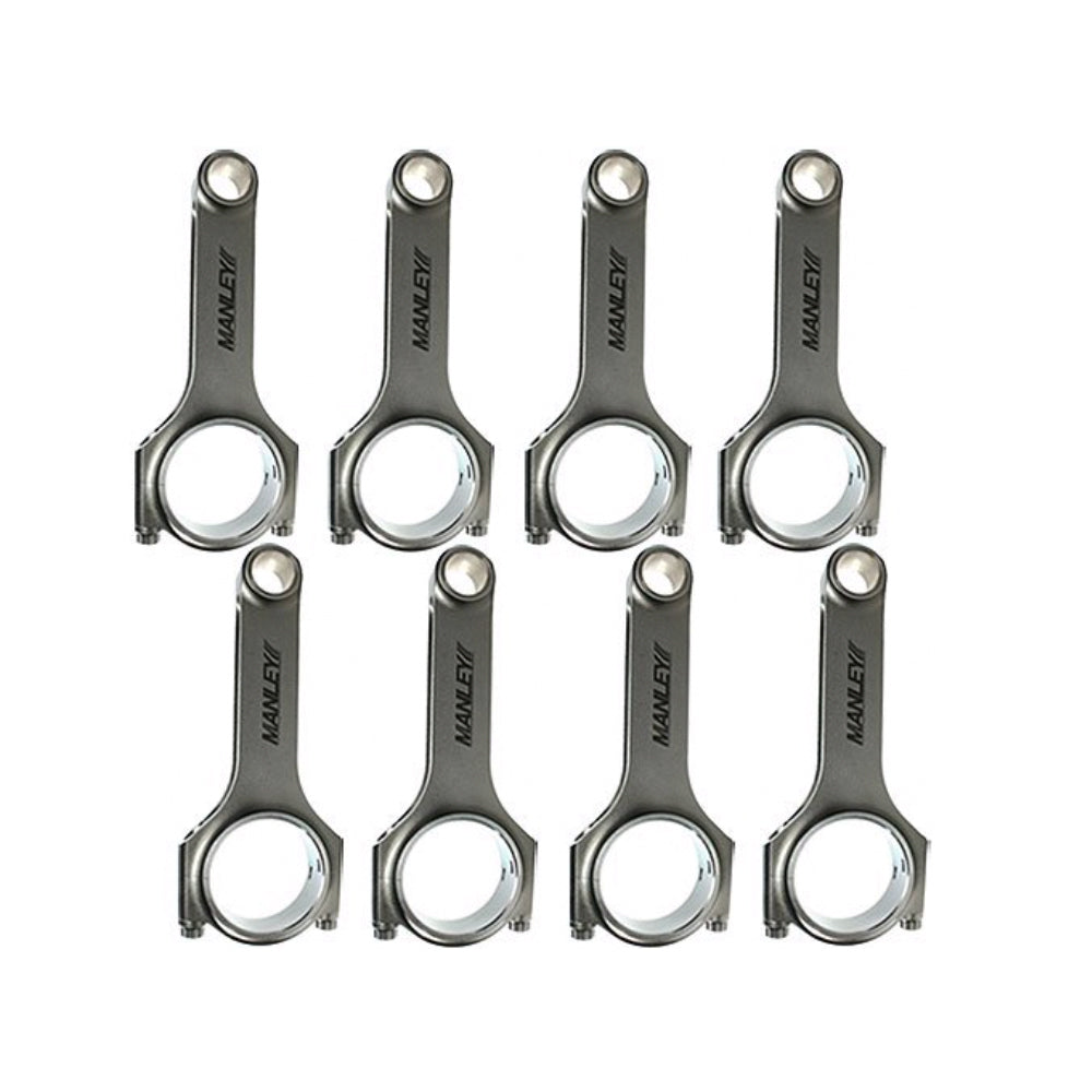 MANLEY 14072R-8 BBC 6.700 H-Beam Rods 4340 w/ARP2000 Bolts