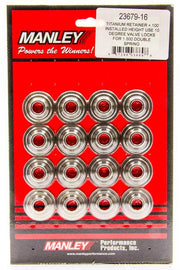 MANLEY 23679-16 10 Degree Titanium Valve Spring Retainers +.100