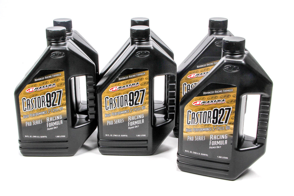 MAXIMA RACING OILS 23964 Castor 927 Racing Premix Case 6 x 1/2 Gallon