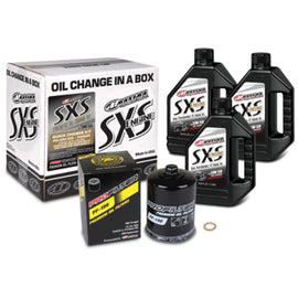 MAXIMA RACING OILS 90-189013 SxS Quick Change Kit 5w 50 Synthetic w/Filter