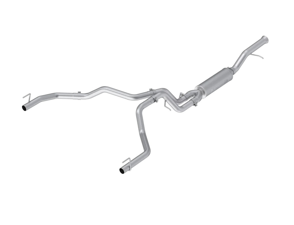 MBRP INC S5007304 MBRP Inc. Armor Pro Cat-Back Exhaust System for 2001-2024 GM Escalade 6.2L - Dual 2-1/4 inch Tailpipes, Stainless Steel