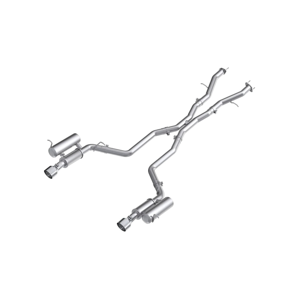 MBRP INC S5107AL MBRP Inc. Armor Lite 3-inch Cat-Back Exhaust System with Dual 5-inch Polished Tips for Dodge Gen III Hemi SUVs