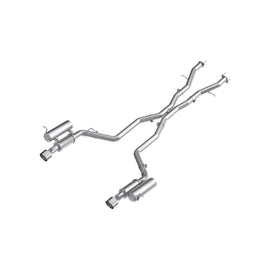 MBRP INC S5107AL MBRP Inc. Armor Lite 3-inch Cat-Back Exhaust System with Dual 5-inch Polished Tips for Dodge Gen III Hemi SUVs