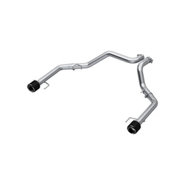 MBRP INC S52663CF MBRP Inc. S52663CF Armor Pro 3-inch Axle-Back Exhaust System with Carbon Fiber Tips for Ford EcoBoost V6 Trucks
