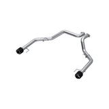 MBRP INC S52663CF MBRP Inc. S52663CF Armor Pro 3-inch Axle-Back Exhaust System with Carbon Fiber Tips for Ford EcoBoost V6 Trucks