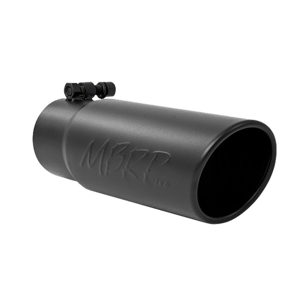 MBRP INC T5115BLK Stainless Steel Tip 3.5 in OD 3in Inlet 10in L