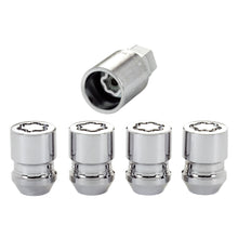 Load image into Gallery viewer, MCGARD 24154 MCGARD Wheel Lock Set 12mm x 1.25 Conical Seat with Key – Steel Chrome Finish, Pack of 4