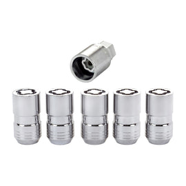 MCGARD 24515 Wheel Locks 5Pcs. 18- Jeep JL 14mm x1.5 Chrome