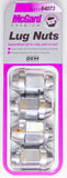 MCGARD 64073 Lug Nuts M14x1.5 4 Pack Chrome Bulge Seat