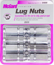 MCGARD 64806 LUG NUT 9/16 DUPLEX CONICAL SEAT (8)