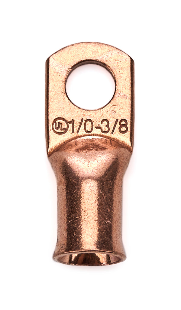 MECHMAN ALTERNATORS CR1038 1/0 Gauge Copper Cable End 3/8in Hole Each