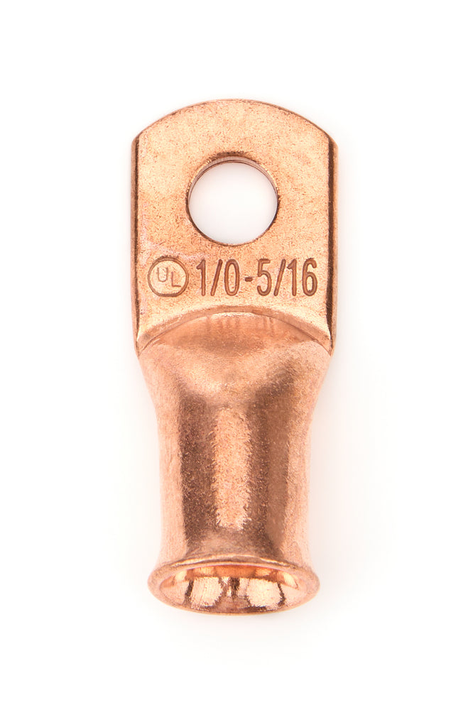 MECHMAN ALTERNATORS CR10516 1/0 Gauge Copper Cable End 5/16in Hole