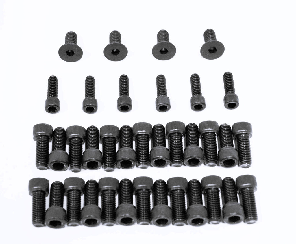 MOSER ENGINEERING 42HK Moser Engineering GN Hardware Kit-One Side for Grand National - Steel Black Oxide Wheel Hub Fastener Set (Part #42HK)