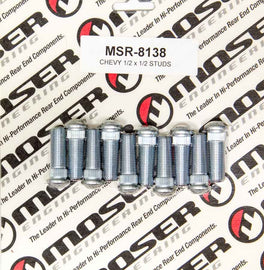 MOSER ENGINEERING 8138 1/2-20 x 1-1/2 Wheel Studs (10pk) .530 Knurl