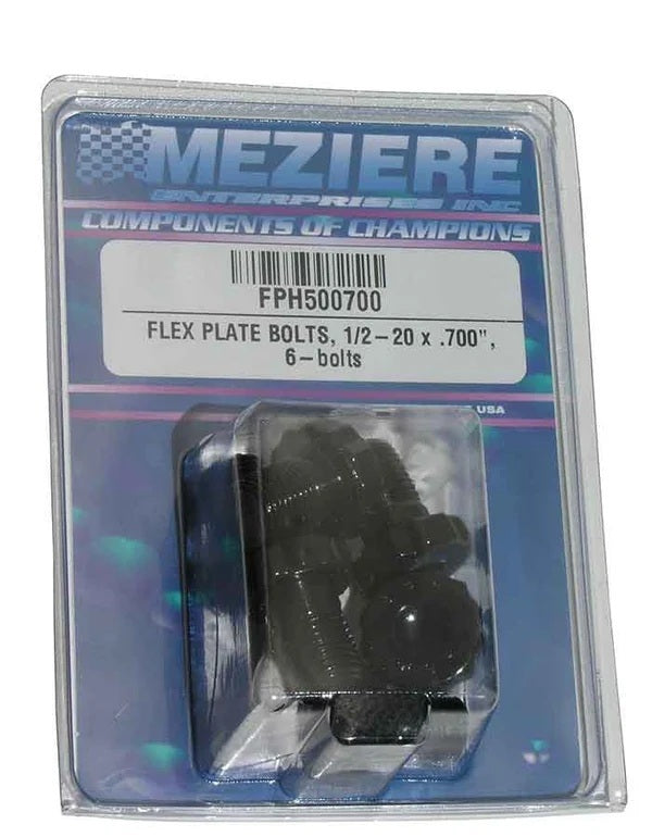 MEZIERE FPH500700 Meziere FPH500700 Flexplate Bolt Kit, 1/2-20 x 0.700-Inch, 12-Point, Set of 6