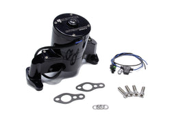 MEZIERE WP101SHD SBC Billet HD Electric Water Pump - Black