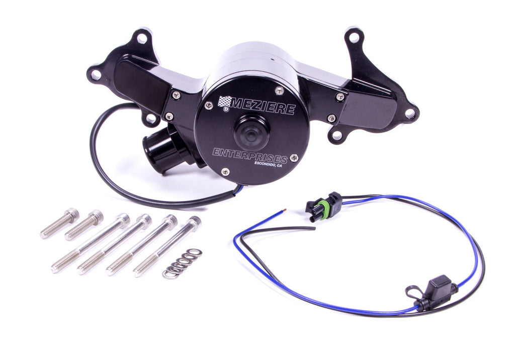 MEZIERE WP314S Hemi Billet Electric W/P - Hi-Flow - Black