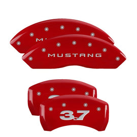 MGP CALIPER COVER 10198SM37RD 10-14 Mustang Base Caliper Covers Red